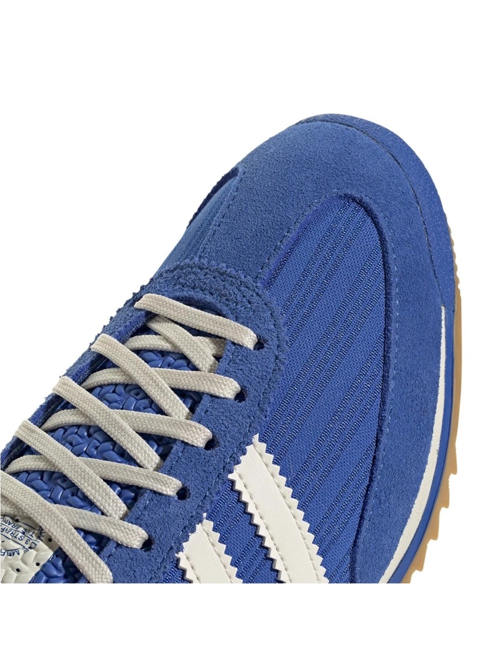 Adidas SL72 OG Women’s Royal Blue Suede Trainer w/Cream Stripes NWOB - Picture 13 of 16
